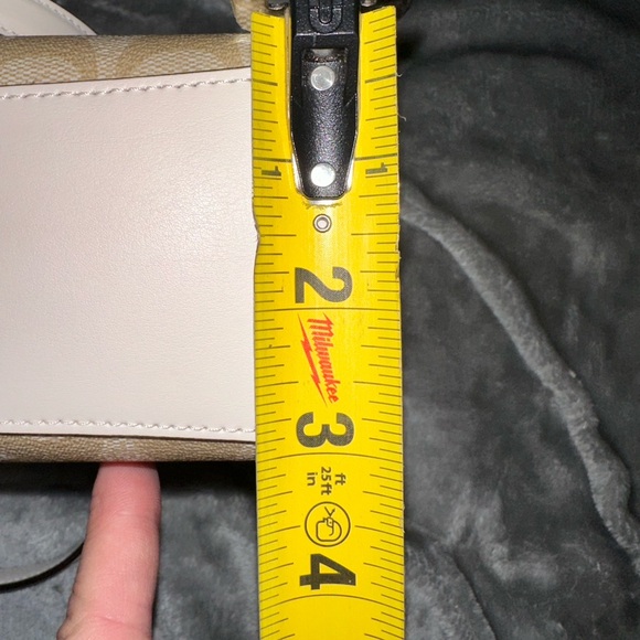 NWOT Coach Alice Satchel in Signature Canvas Gold/Light Khaki Chalk CA613 - Picture 12 of 16